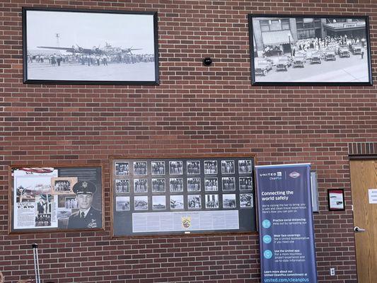 Pictures inside the airport.