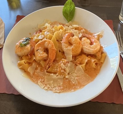 Chicken & Shrimp in Vodka Sauce