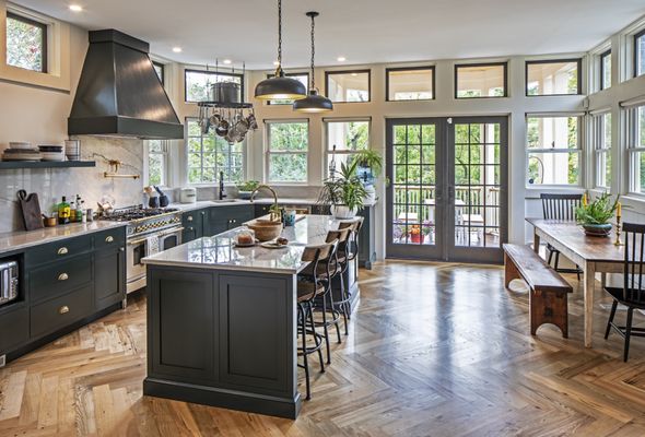 Kitchen addition to Montford home