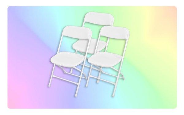 White Folding Chairs