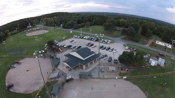 Aerial view of Sherrills Ford Optimist Park