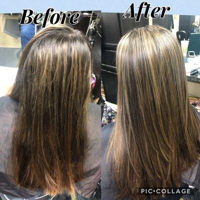 Highlights/Lowlights/Cut/Keratin treatment