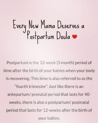 BIRTH is amazing, but also love working with families during the Postpartum period.