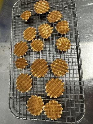 House made Waffle chips