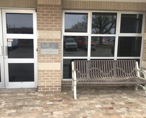 Installed brick paver walkway at Norman Fire Department