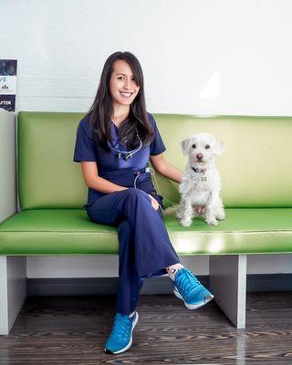 Dr. Mimi Tran and Maddie