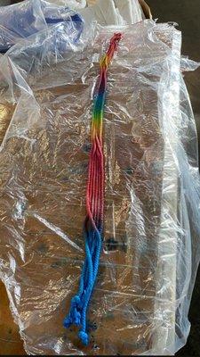 Rainbow drawstrings for the go!