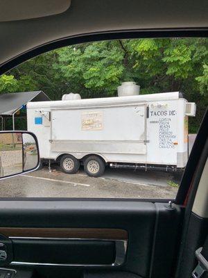 Taco truck on vacation. Boo boo. Taco Tuesday bummer.