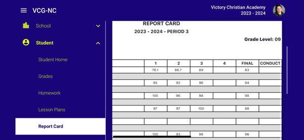 Transcripts and report cards