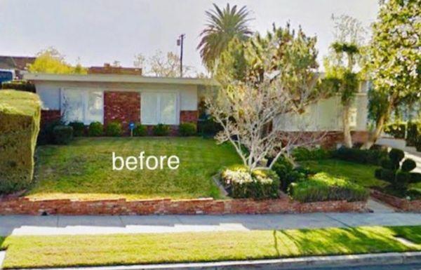 Picture of before and after house in North Hollywood