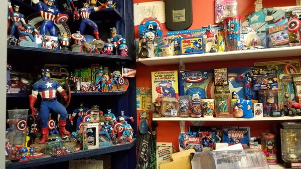 Captain America shrine.