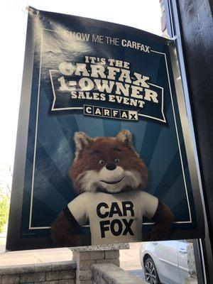 Show me carfax 1 owner sale event.