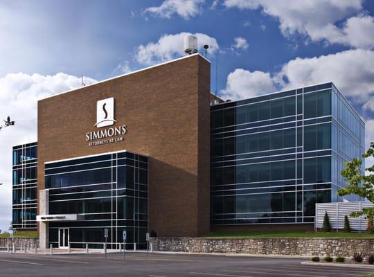 Simmons Browder Gianaris Angelides & Barnerd LLC headquarters in Alton, Illinois, located just outside of St. Louis.