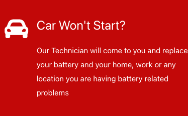 Car won't Start? Our certified battery technicians have been repairing and installing car batteries for more than a decade.