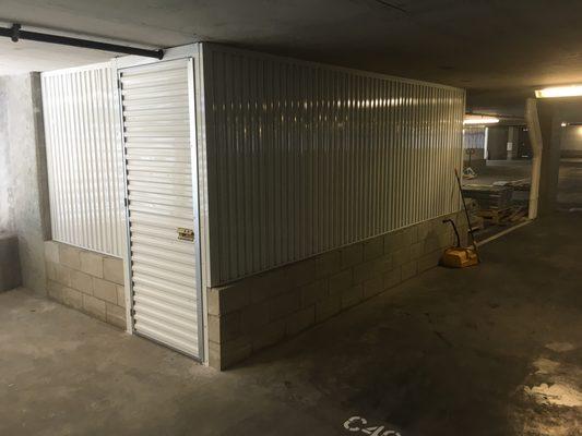 Custom self storage units at OM Symphony