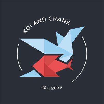 Koi and Crane