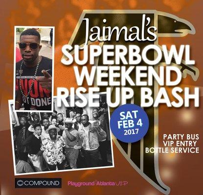 Atlanta has the best fans - this superbowl bash was exquisite at Compound