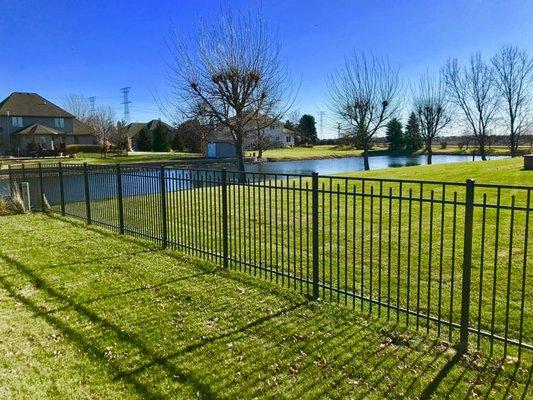 Black Aluminum Fence