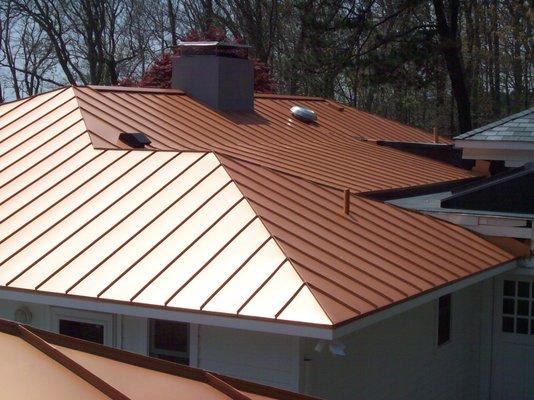 Copper Penny alum. roof