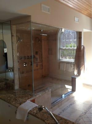 Frameless Shower Enclosure