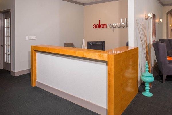 Austin salon reception area