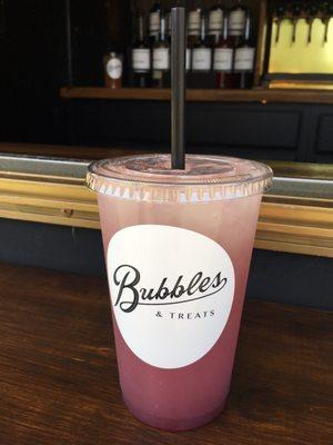 Marionberry lemonade was so attractive I had to photograph it right away!