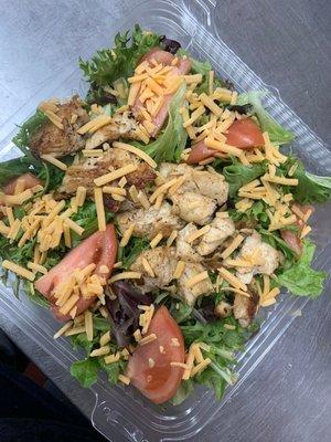 Chicken Salad with either Fried or Grilled Chicken.