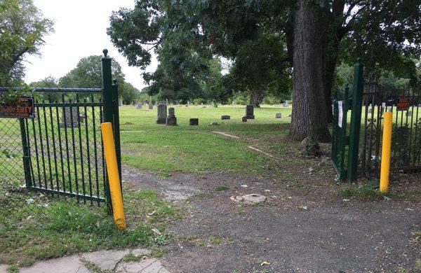 Welcome to our South 10th Street entrance gate.