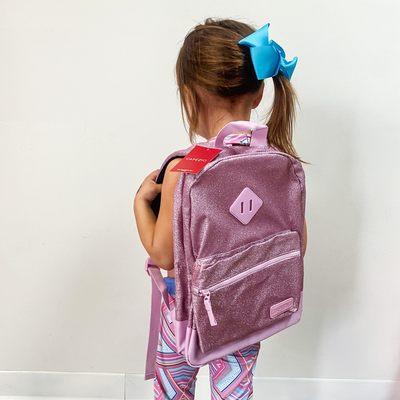 Who doesn't love glitter?!? This bag by Capezio will have your dancer running out the door to class!!