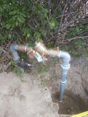 2" diameter back flow device