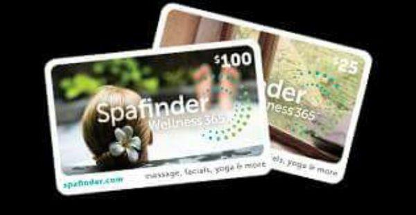 We accept SPA FINDER gift cards.