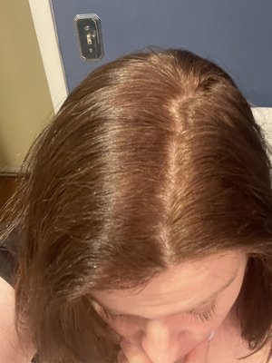 Hair roots don't match the color