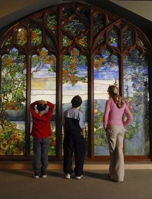 You must see the beautiful Tiffany window at the Corning Museum of Glass