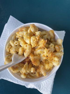 Crawfish Mac and cheese. Ok but not much crawfish