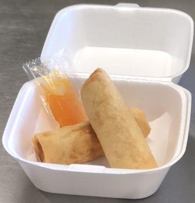 Harumaki is japanese deep fried spring roll inside vegetable.