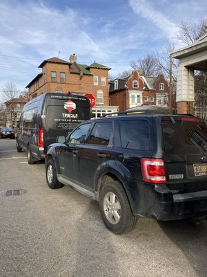 New tires mount & balance at customer home