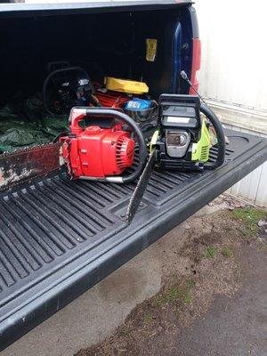 Chainsaw repair