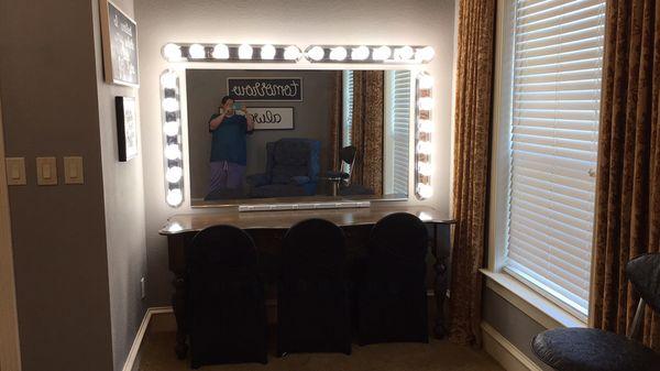 We installed mirrors in several rooms of The Abbey Wedding Venue!