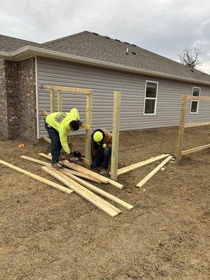 New subdivision of Rausch Coleman Homes in Fort Smith