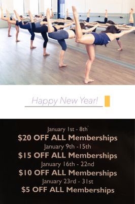 January 2017 Specials!