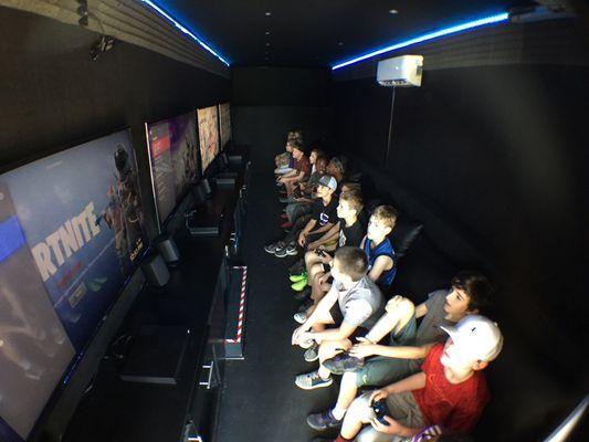 Game truck interior