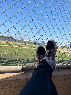 Sunday evening baseball game