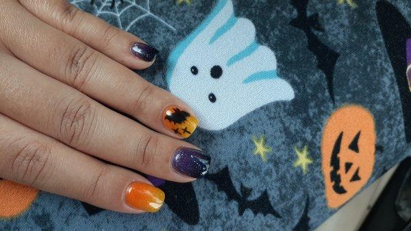 Halloween nails by Zoey