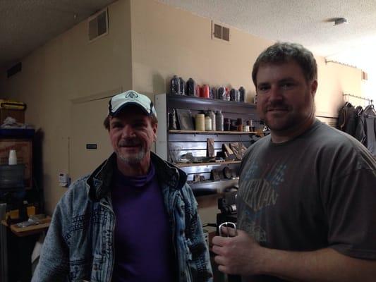 Owner, Jay Burgher, is on the right.