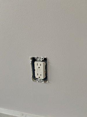 Electrical cover missing