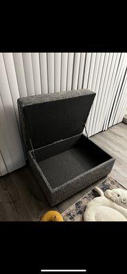 Ottoman with storage (custom)