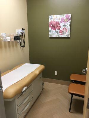 State of the art exam rooms