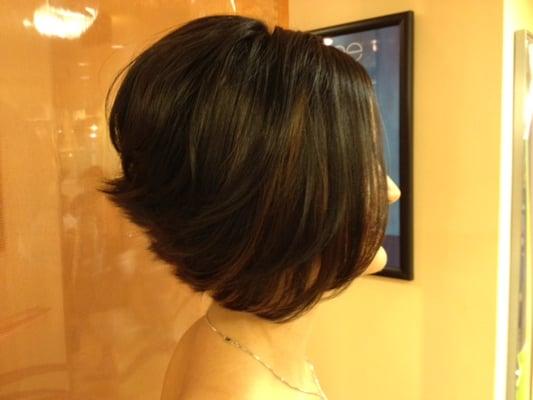 Sally Chau Hair Design Client Portfolio Short Cut Photo From The Side