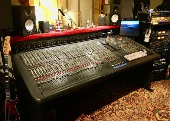 32 channel Amek Angela II british mixing console