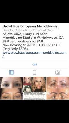 $199 Microblading special!